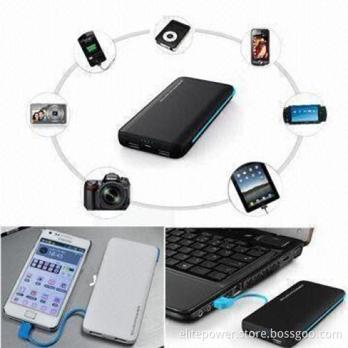 Power Banks/Mobile Power/Power Packs, 5000mAh Dual USB Output, for iPad/iPhone/Samsung, Tablet PCs